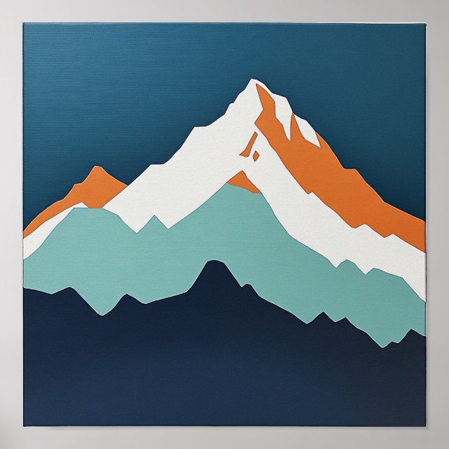 Rustik dekoration för plantskola Minimalism Väggko Poster (Framsidan)