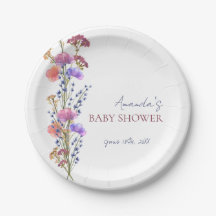 Rustik delikat akryl Blommigt Bouquet Baby Shower