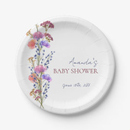 Rustik delikat akryl Blommigt Bouquet Baby Shower