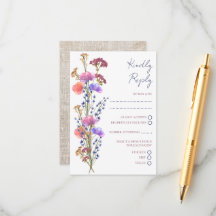 Rustik delikat akryl Blommigt OSA Bröllop