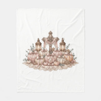 Rustik Elegans Pumpafält Kastfilt Fleecefilt