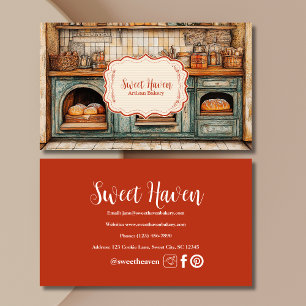 Rustik Elegant Baking Visitkort