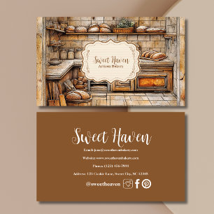 Rustik Elegant Baking Visitkort