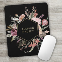 Rustik Elegant Blommigt med Geometric Ram