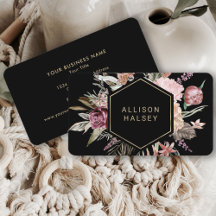 Rustik Elegant Blommigt med Geometric Ram
