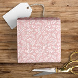 Rustik Elegant Botanisk Löv Blush Rosa Presentpapper<br><div class="desc">Denna vackra presentpapper design har ett mönster av handritade blad på en elegant rosa bakgrund...  Ett underbart val för många tillfällen!</div>