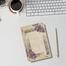 Rustik Elegant enkel för henne Brevpapper