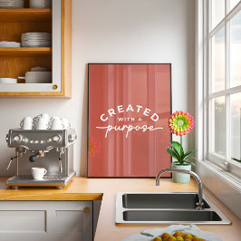 Rustik Elegant Kristet Citat Poster