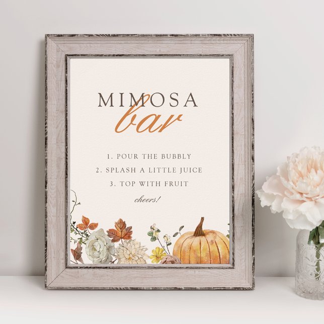 Rustik Elegant - sjunk babystölder Mimosa Pub-teck Poster (Skapare uppladdad)