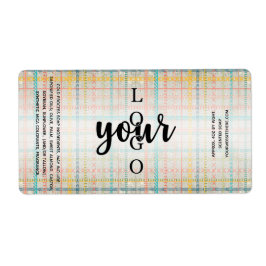 Rustik Embroidery-Kall Processaa Soap-etikettmall Fraktsedel