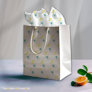 Rustik, enkel blå Gult, vattenfärg