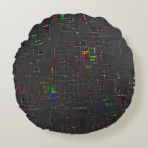 Rustik färgad teckning i nattmörker upp jute