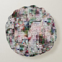 Rustik färgad underlig teckning under abstrakt jut