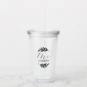 Rustik Förgrenings Mr. Monogram Brudgum Present Take Away Mugg