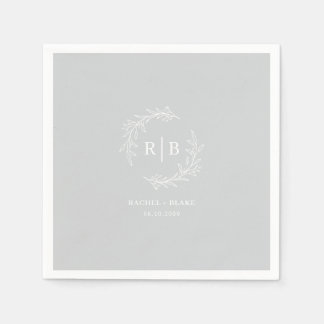 Rustik Förlovningsfest för Bröllop Rehearsal Pappersservett