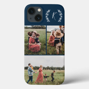 Rustik fotokollage med monogram