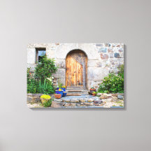 Rustik fransk gîte i Bretagne Frankrike Canvas