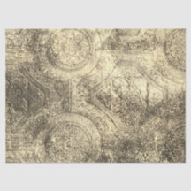 Rustik Gamla världsdecoupage