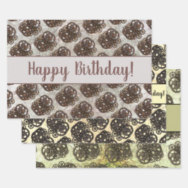 Rustik Gears Sprocket Steampunk på stenmall