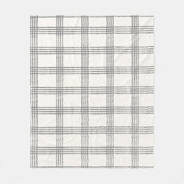 Rustik geometrisk, modern, minimalistisk yta fleecefilt