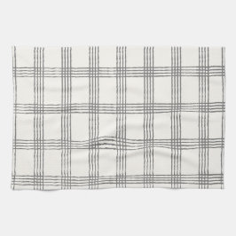 Rustik geometrisk, modern, minimalistisk yta kökshandduk