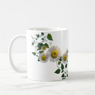 Rustik grön murgröna Daisy Botanisk Klassisk Mugg