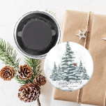 Rustik Grönt Winter Gräs Träd Red Cardinal Bird Magnet<br><div class="desc">Rustic Grönt Winter Gräs Träd Red Cardinal Bird Watercolor Helgdag jul Magnet. Firar helgdagar med detta enkla och moderna, icke-fotodesignkort av festlig natur, färg stil-kort! Med en snödag i ett berg med hög, mjuk grönt, målad vattenfärgsskog gräs träd och en vinterröd fågel vid träd. Önska er alla God jul och...</div>
