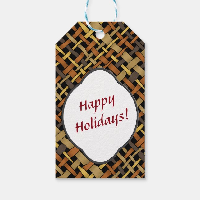 Rustik grov grafik - kullkastar all text presentetikett (Framsidan)