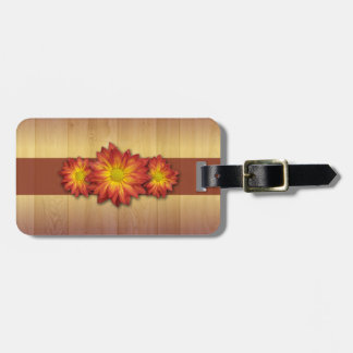 Rustik gult orange Solrosbagagetapp Bagagebricka