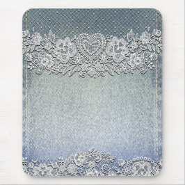 Rustik Hantverk & Vitt Spetsigt Lacy Farmhouse Chi Musmatta