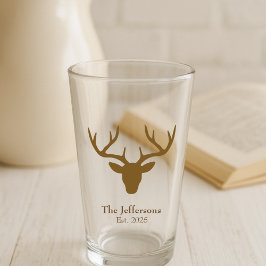 Rustik hjort glaskopp