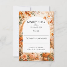 Rustik höstbröllop med pumpor & Boho blommor
