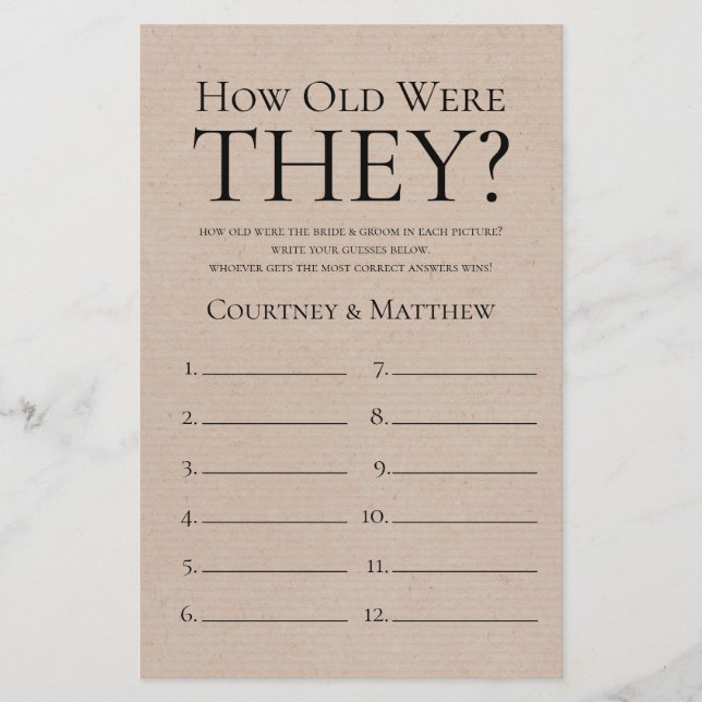 Rustik hur gamla de var när de Möhippa spel (Framsida)