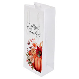 Rustik i thanksgivingens rödpumpa i presentsäck