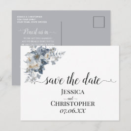 rustik illustration av en blomma i akvarellteknik  meddelande vykort