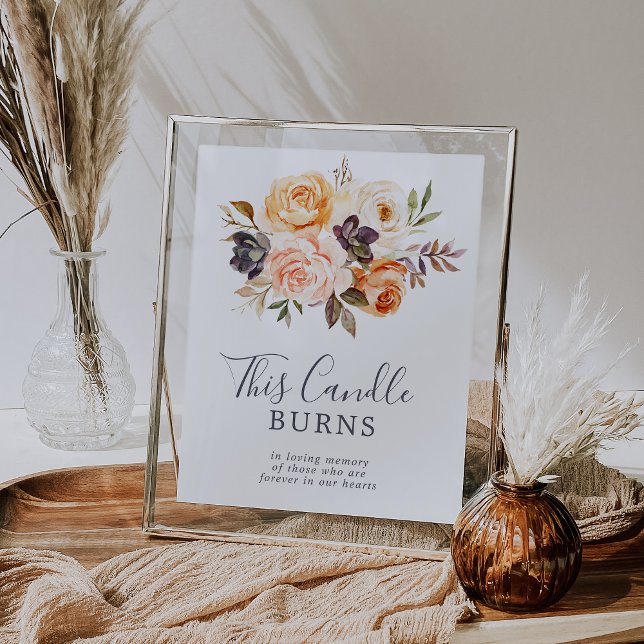 Rustik jord Denna ljus brinner minnestavla Poster (Skapare uppladdad)