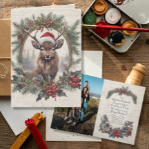 Rustik jul-Hjorten Antlers WANAN-foto