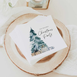 Rustik Jul Personlig Party Papper Napkins Pappersservett