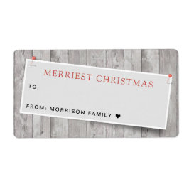 Rustik Julhelg till och från Fraktsedel