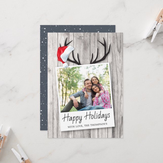 Rustik julhelg Trä tomtehatt foto (Fram/Back In Situ)