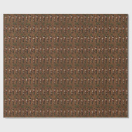 Rustik julklappens presentpapper i trä och nötknäp