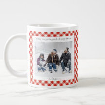 Rustik julpresent 2 Foto Trendig röd rutig