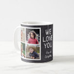 Rustik kalkboard 8 Photo Collage Kärlek You Moster Kaffemugg<br><div class="desc">Unik 8-fotokollage mugg för att uttrycka din kärlek och tillgivenhet för din favoritdator moster.</div>
