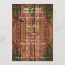 Rustik keltisk Claddagh bröllopsinbjudan