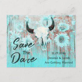 Rustik Kojskalle Boho Turkos Västerländska Solroso Meddelande Vykort