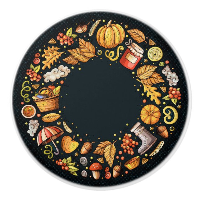 Rustik kolonial dekorfack/kabinettknappar knopp (Framsidan)