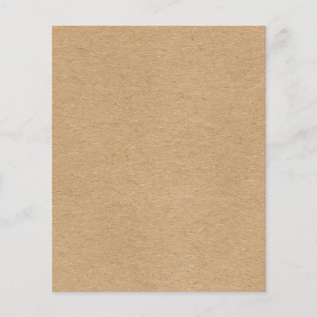 Rustik Kraft Enkel Boho-stil (Framsida)