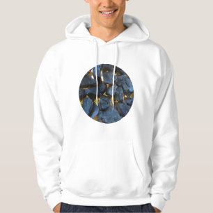 Rustik kroatisk stenväggfotografi hoodie