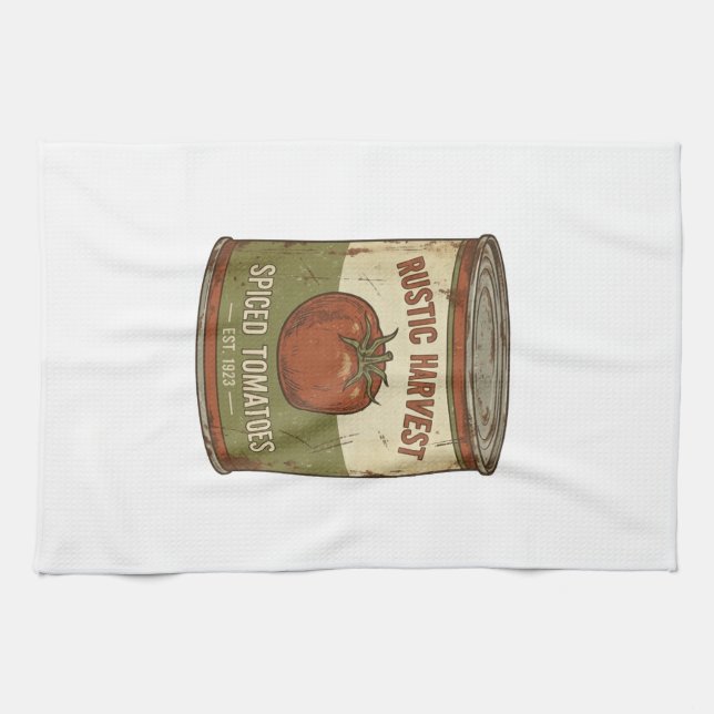 Rustik Kryddad Tomatburk i Vintage-stil Kökshandduk (Horisontell)