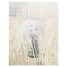 Rustik lada, land daisy bröllop